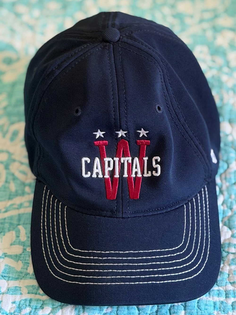 Washington Capitals Winter Classic Baseball Hat with Red & White Logo